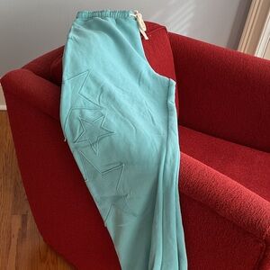 Double Zero Star Embroidered Sweatpants